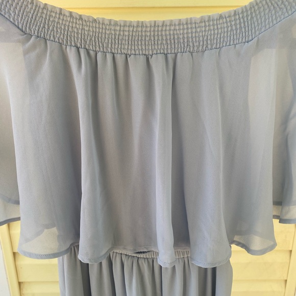 Show Me Your Mumu Hacienda Maxi Dress, Steel Blue - Picture 7 of 7